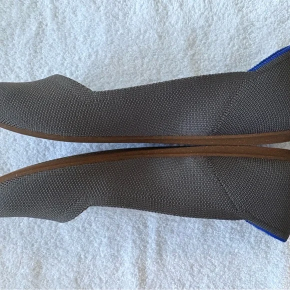 Rothy's Women's "The Daily Flat" - Gray & Blue Ballet Flats - SIZE 8.5 - Picture 2 of 9